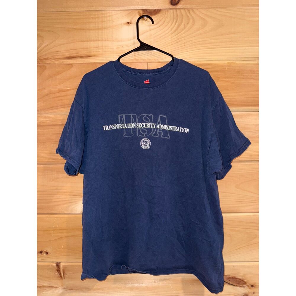 Men's Navy "TSA" Graphic Tee/T-Shirt